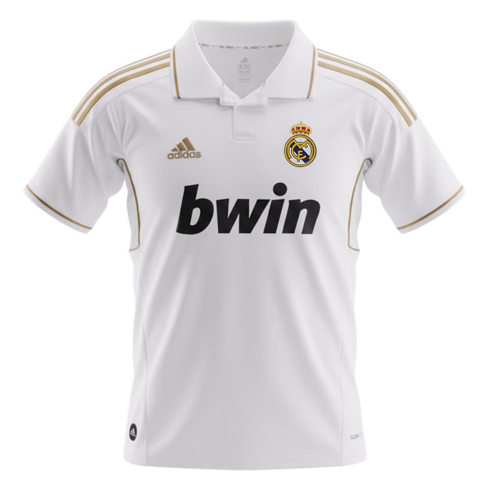 Men's Real Madrid Home Retro Soccer Jersey 2011/12