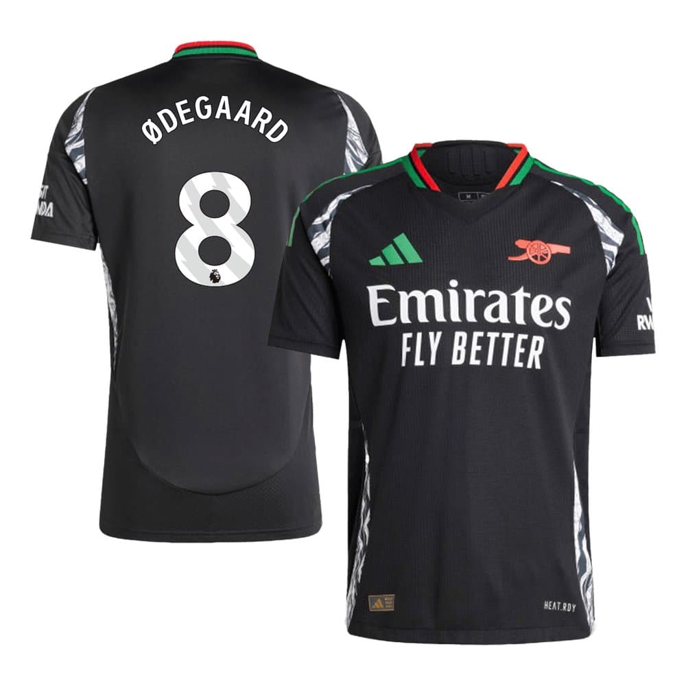 Men's ØDEGAARD #8 Arsenal Away Authentic Jersey 2024/25 Men's ØDEGAARD #8 Arsenal Away Authentic Jersey 2024/25