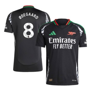 Men's ØDEGAARD #8 Arsenal Away Authentic Jersey 2024/25