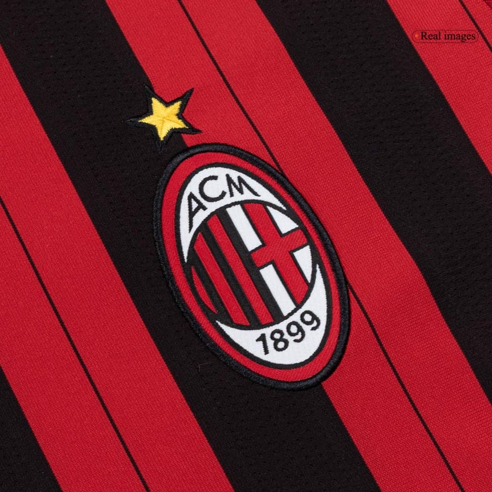 Men's AC Milan Home Retro Soccer Jersey 2013/14 Men's AC Milan Home Retro Soccer Jersey 2013/14