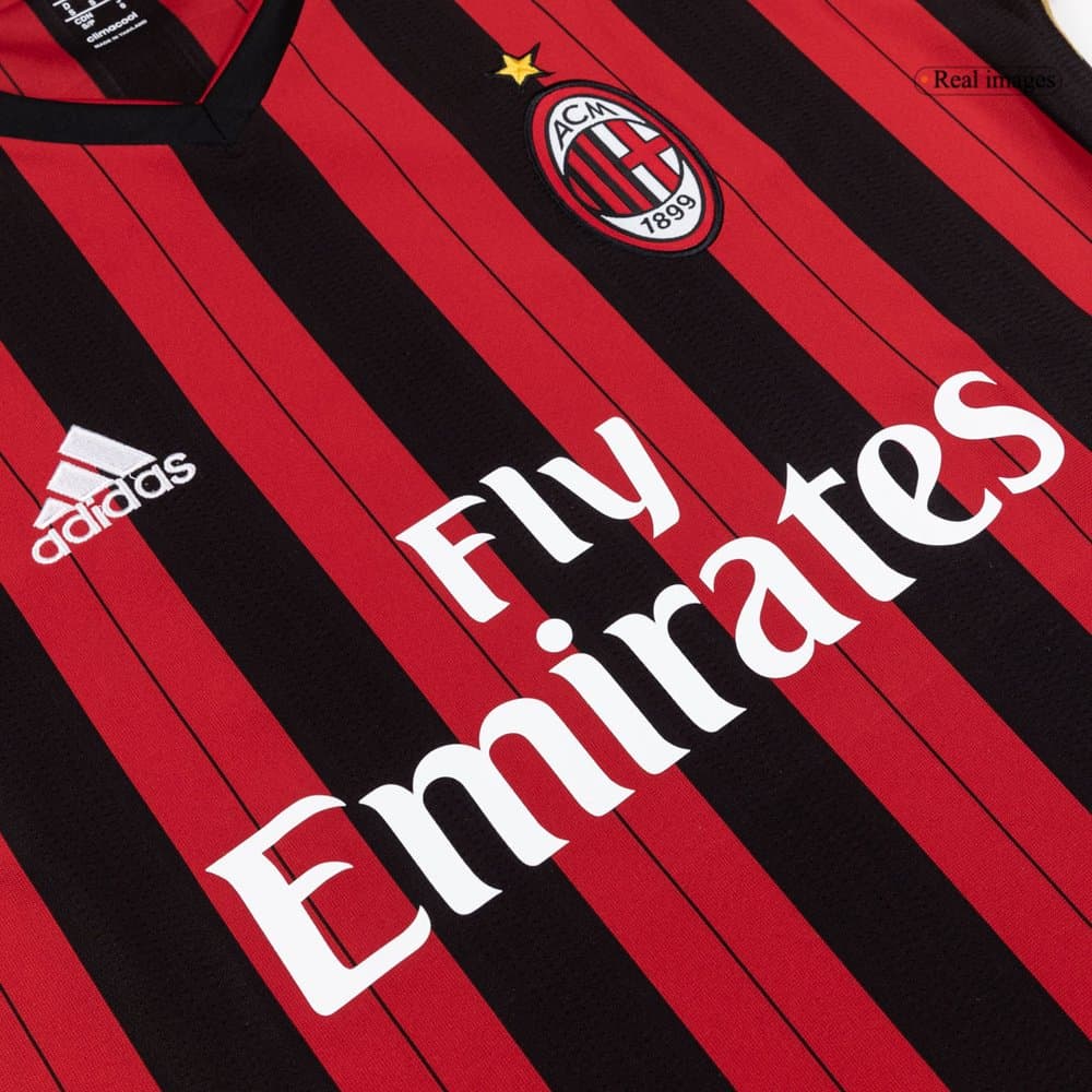 Men's AC Milan Home Retro Soccer Jersey 2013/14 Men's AC Milan Home Retro Soccer Jersey 2013/14