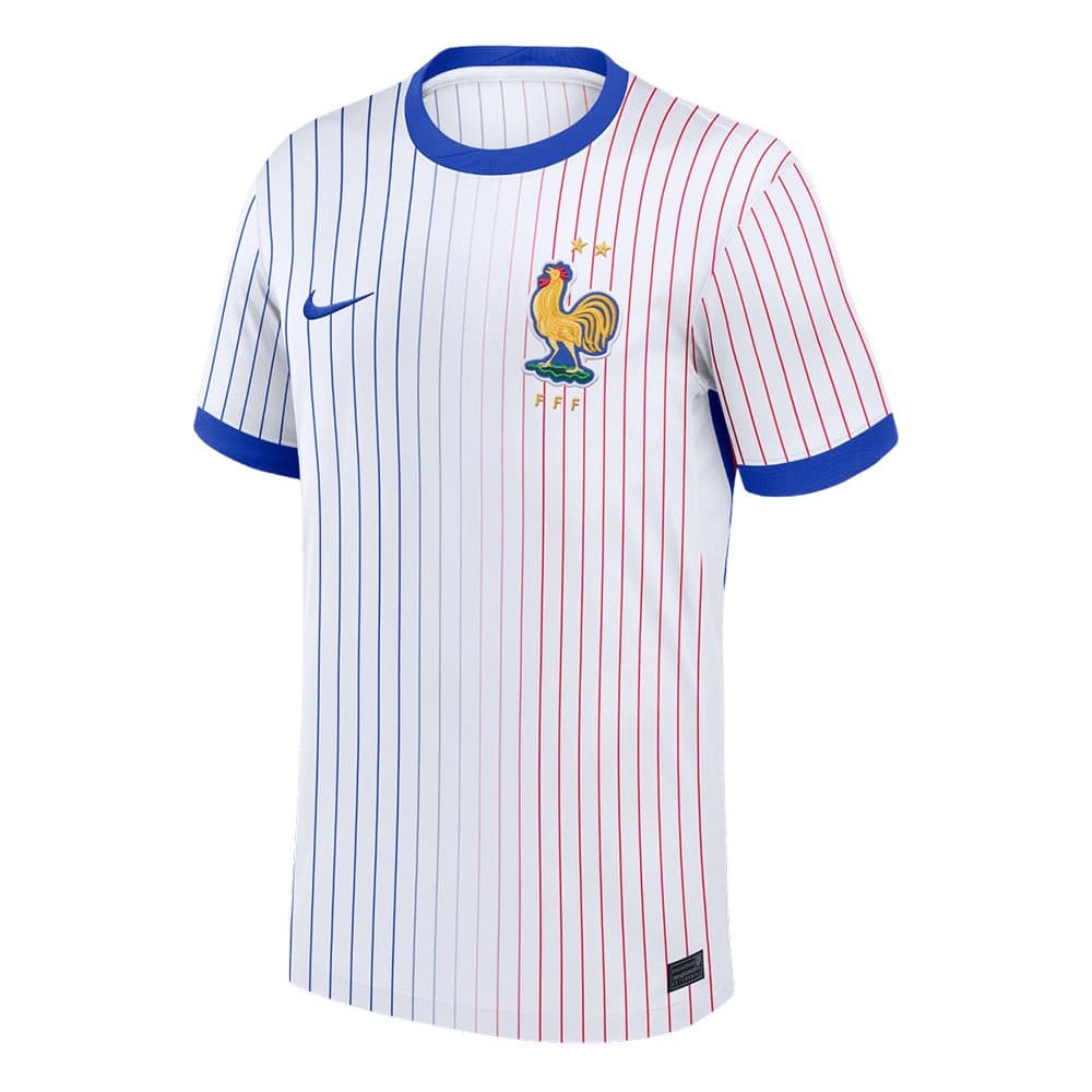 Men's France Away Replica Soccer Jersey EURO 2024
