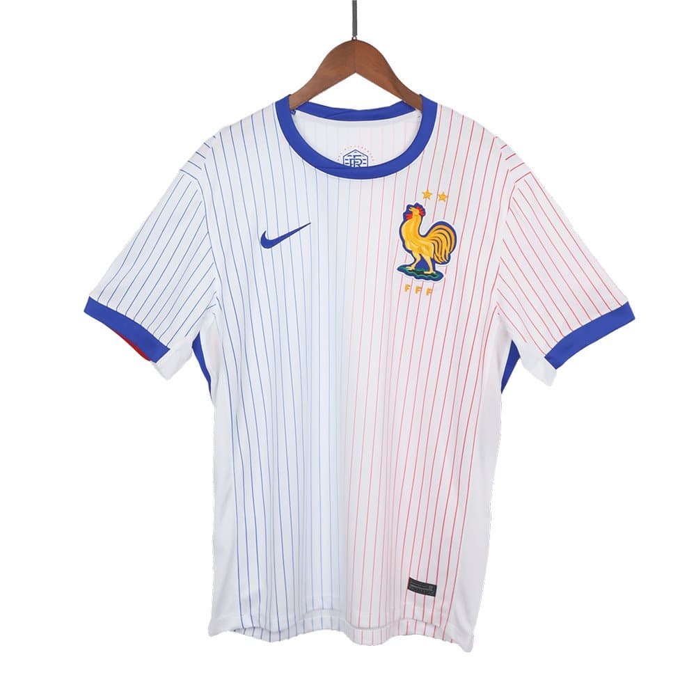 Men's France Away Replica Soccer Jersey EURO 2024