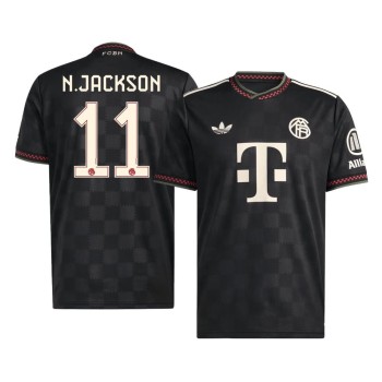 Men's N.JACKSON #11 Bayern Munich Third Away Replica Soccer Jersey 2025/26