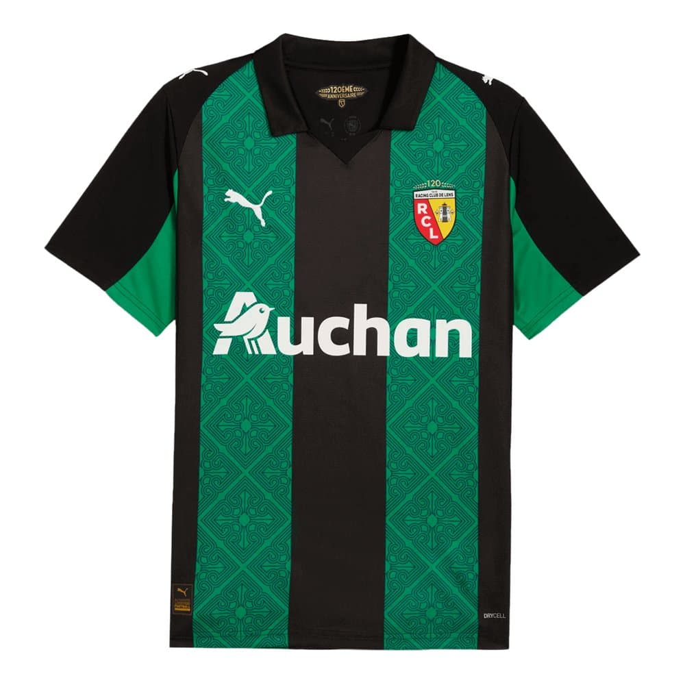 Men's THAUVIN #10 RC Lens Away Replica Soccer Jersey 2025/26