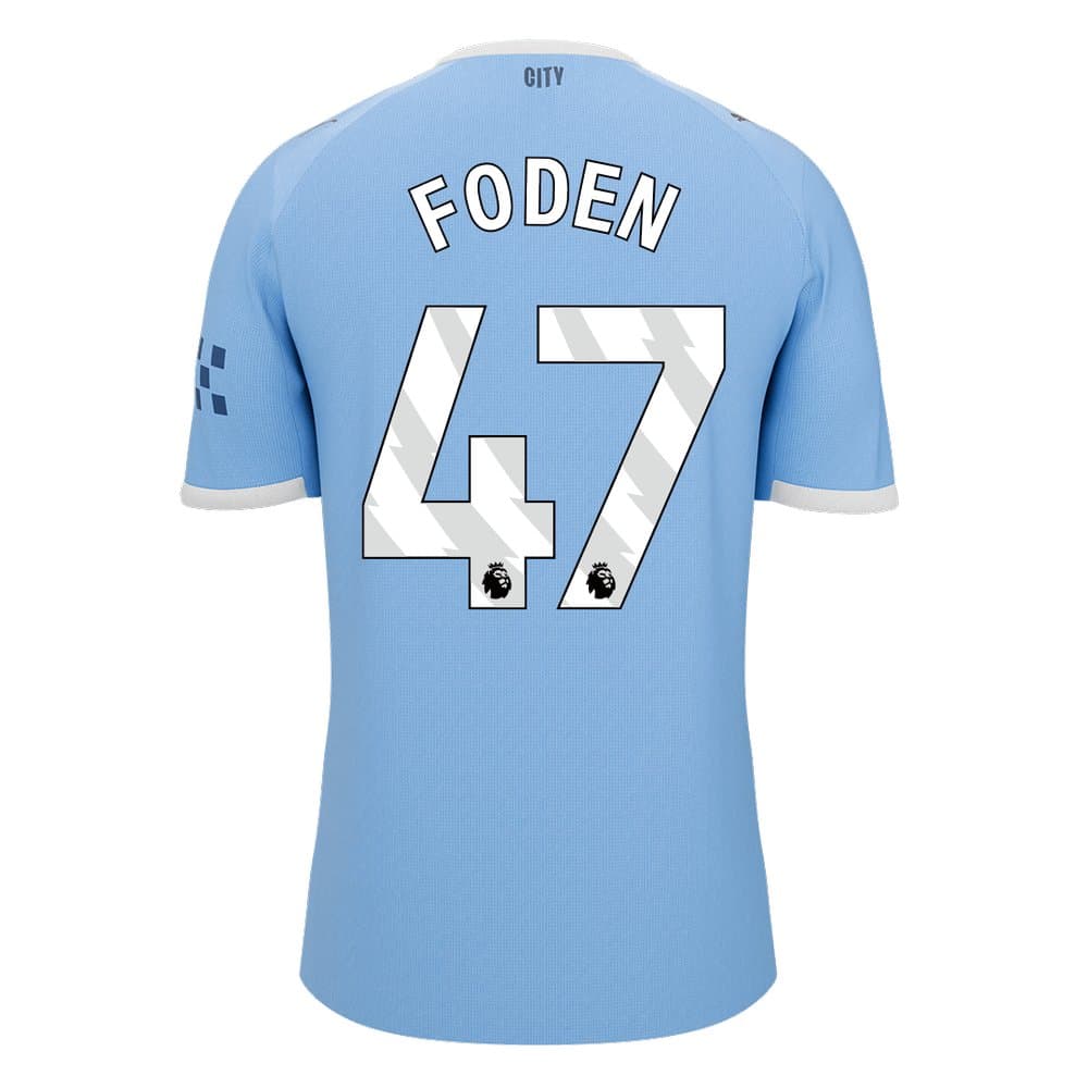 Men's FODEN #47 Manchester City Home Replica Soccer Jersey 2025/26