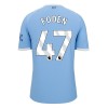 Men's FODEN #47 Manchester City Home Replica Soccer Jersey 2025/26