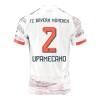 Men's UPAMECANO #2 Bayern Munich Away Replica Soccer Jersey 2025/26