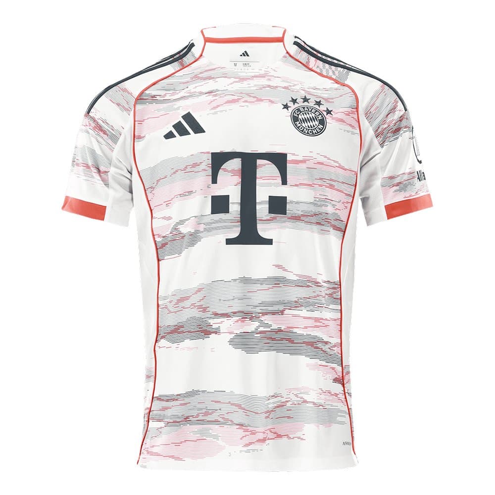 Men's UPAMECANO #2 Bayern Munich Away Replica Soccer Jersey 2025/26