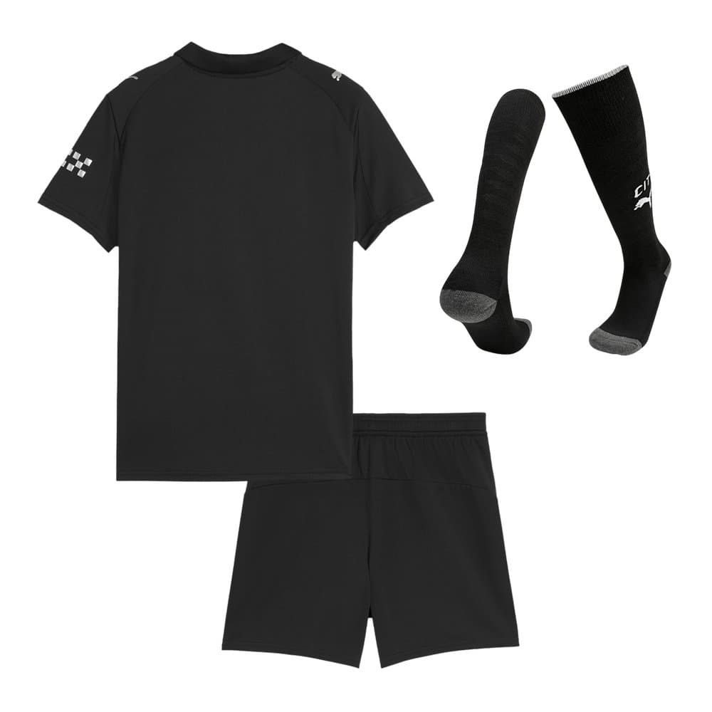 Kid's Manchester City Away Soccer Jersey Full Kit 2025/26