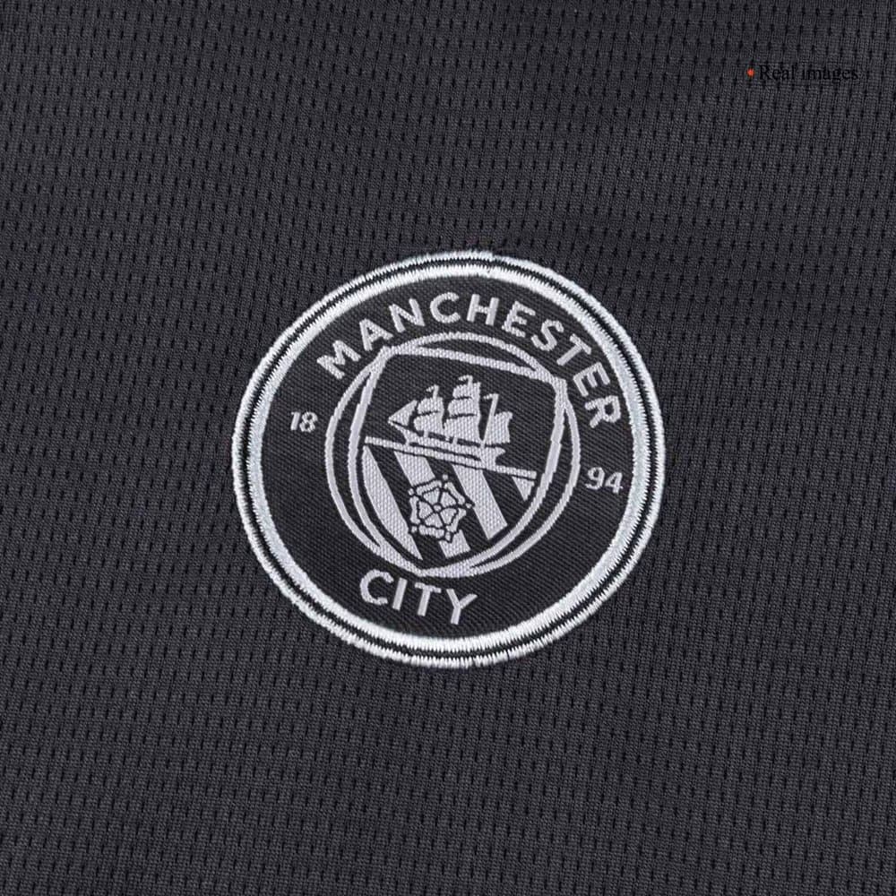 Kid's Manchester City Away Soccer Jersey Full Kit 2025/26
