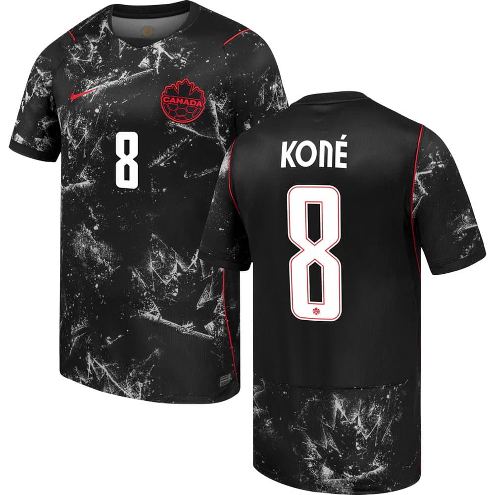 Men's KONÉ #8 Canada Away Replica Jersey World Cup 2026