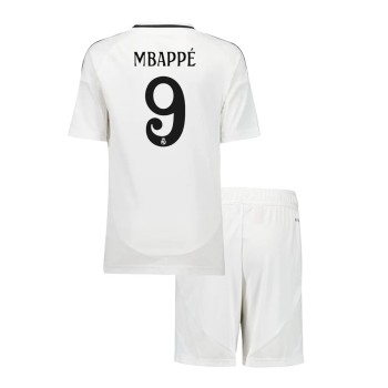 Kid's MBAPPÉ #9 Real Madrid Home Soccer Jersey Kit 2024/25 Kid's MBAPPÉ #9 Real Madrid Home Soccer Jersey Kit 2024/25