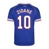 Men's ZIDANE #10 France Home Retro Soccer Jersey 1998 Men's ZIDANE #10 France Home Retro Soccer Jersey 1998
