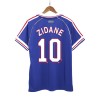 Men's ZIDANE #10 France Home Retro Soccer Jersey 1998 Men's ZIDANE #10 France Home Retro Soccer Jersey 1998