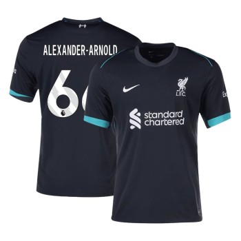 Men's ALEXANDER-ARNOLD #66 Liverpool Away Replica Soccer Jersey 2024/25 Men's ALEXANDER-ARNOLD #66 Liverpool Away Replica Soccer Jersey 2024/25