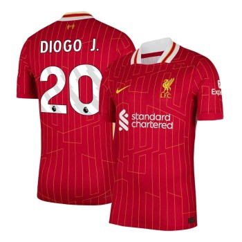 Men's DIOGO J. #20 Liverpool Home Authentic Soccer Jersey 2024/25 Men's DIOGO J. #20 Liverpool Home Authentic Soccer Jersey 2024/25