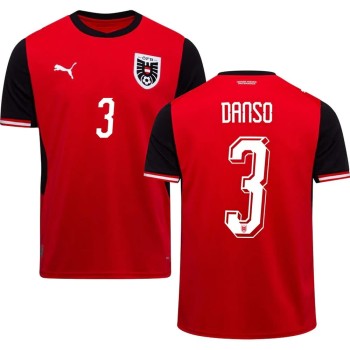 Kid's DANSO #3 Austria Home Replica Jersey World Cup 2026 Kid's DANSO #3 Austria Home Replica Jersey World Cup 2026