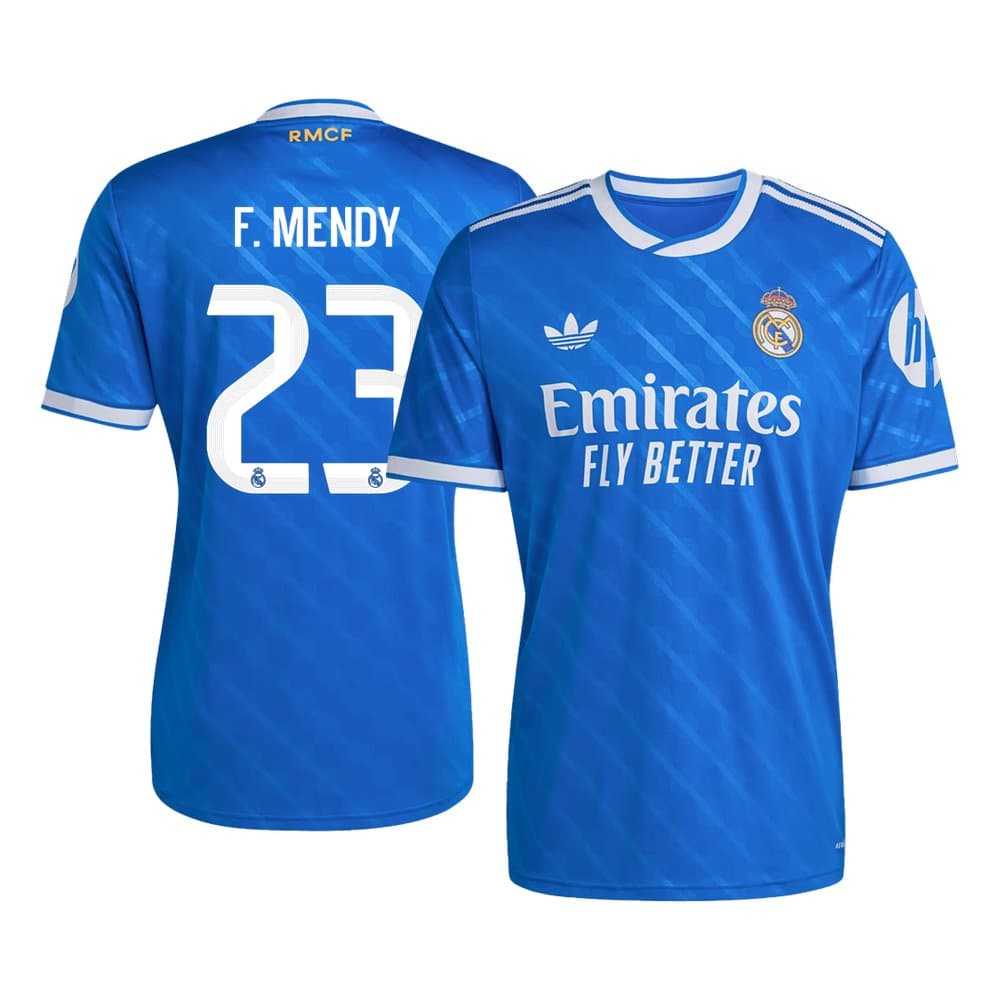 Men's F. MENDY #23 Real Madrid Third Away Replica Soccer Jersey 2025/26