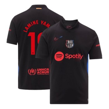 Men's LAMINE YAMAL #19 Barcelona Away Replica Soccer Jersey 2024/25 Men's LAMINE YAMAL #19 Barcelona Away Replica Soccer Jersey 2024/25