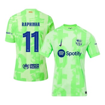 Men's RAPHINHA #11 Barcelona Third Away Authentic Soccer Jersey - UCL 2024/25 Men's RAPHINHA #11 Barcelona Third Away Authentic Soccer Jersey - UCL 2024/25