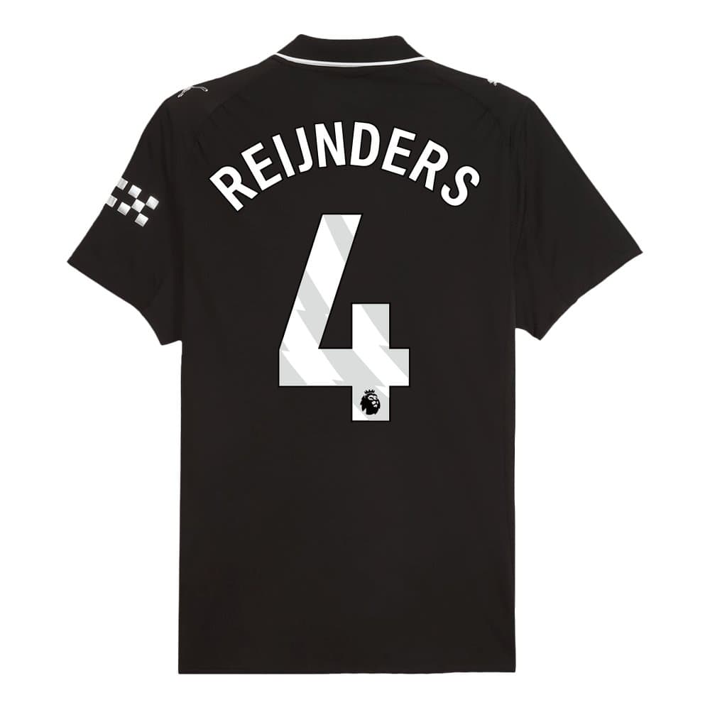 Men's REIJNDERS #4 Manchester City Away Authentic Jersey 2025/26