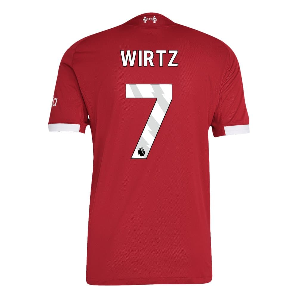 Men's WIRTZ #7 Liverpool Home Authentic Soccer Jersey 2025/26 Men's WIRTZ #7 Liverpool Home Authentic Soccer Jersey 2025/26