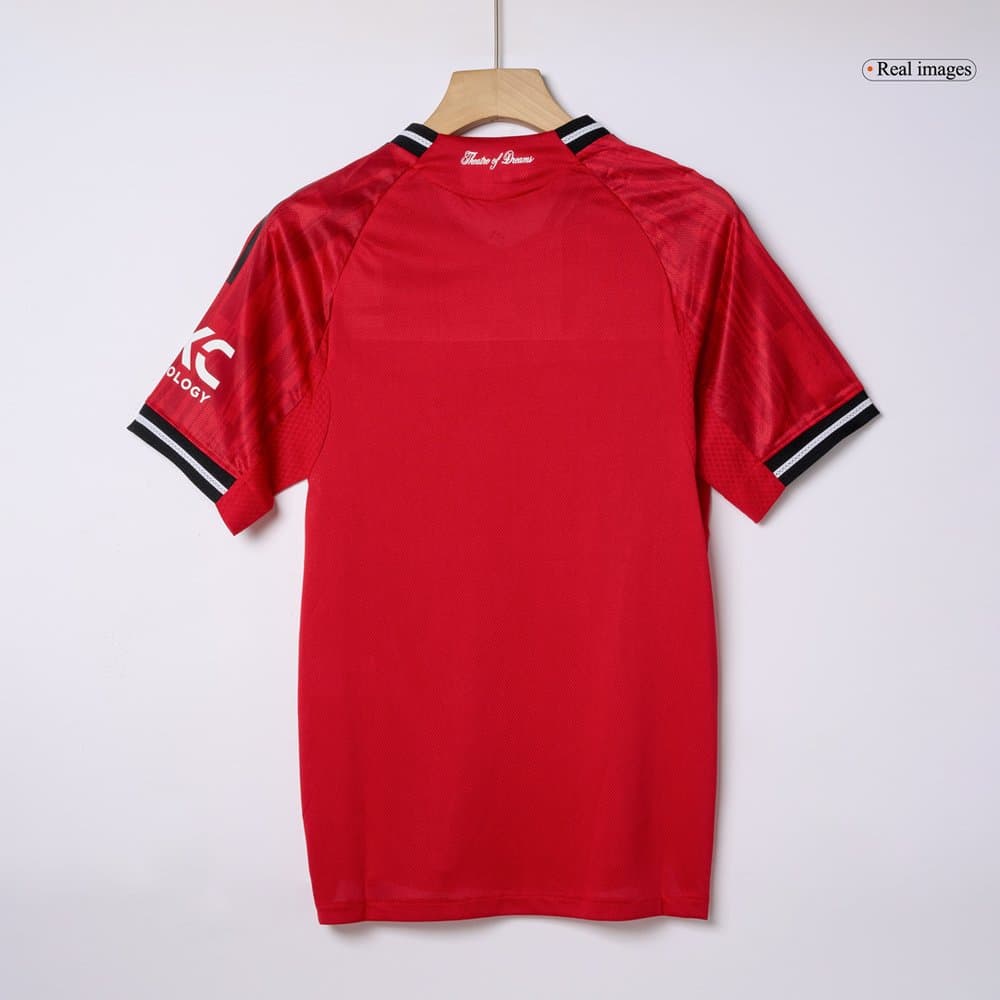 Men's Manchester United Home Authentic Soccer Jersey 2025/26