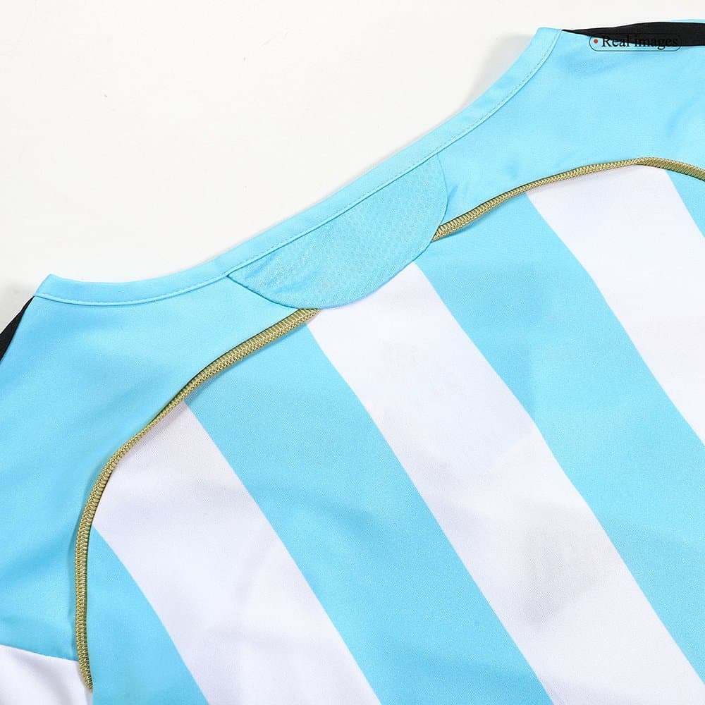 Men's MESSI #19 Argentina Home Retro Soccer Jersey 2006 Men's MESSI #19 Argentina Home Retro Soccer Jersey 2006