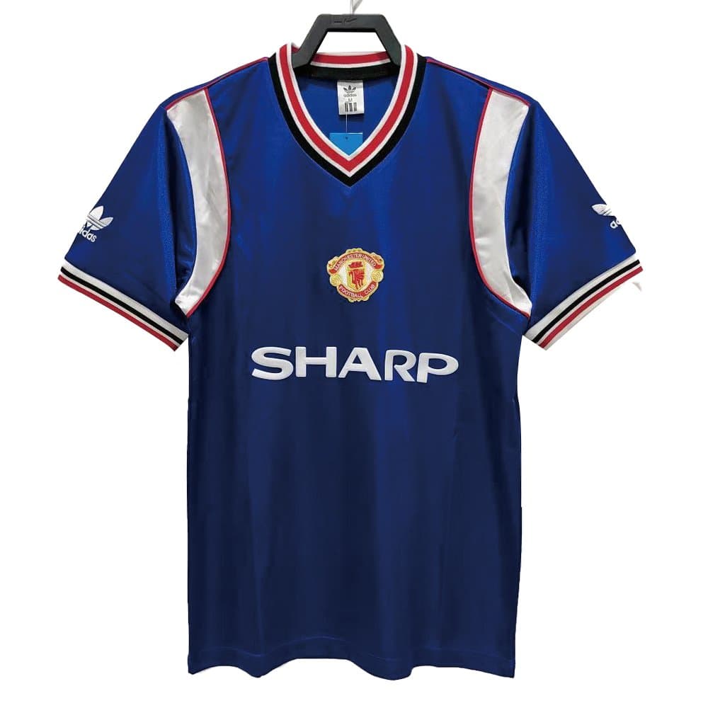 Men's Manchester United Away Retro Soccer Jersey 1985