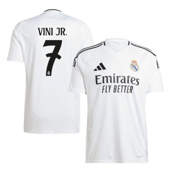 Men's VINI JR. #7 Real Madrid Home Replica Soccer Jersey 2024/25 Men's VINI JR. #7 Real Madrid Home Replica Soccer Jersey 2024/25
