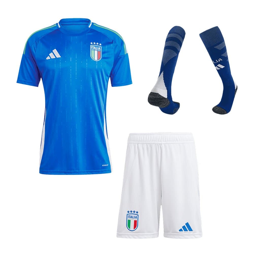 Men's Italy Home Jersey Full Kit EURO 2024 Men's Italy Home Jersey Full Kit EURO 2024