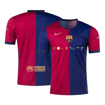 Men's Barcelona Home Replica Soccer Jersey - COLDPLAY 2024/25