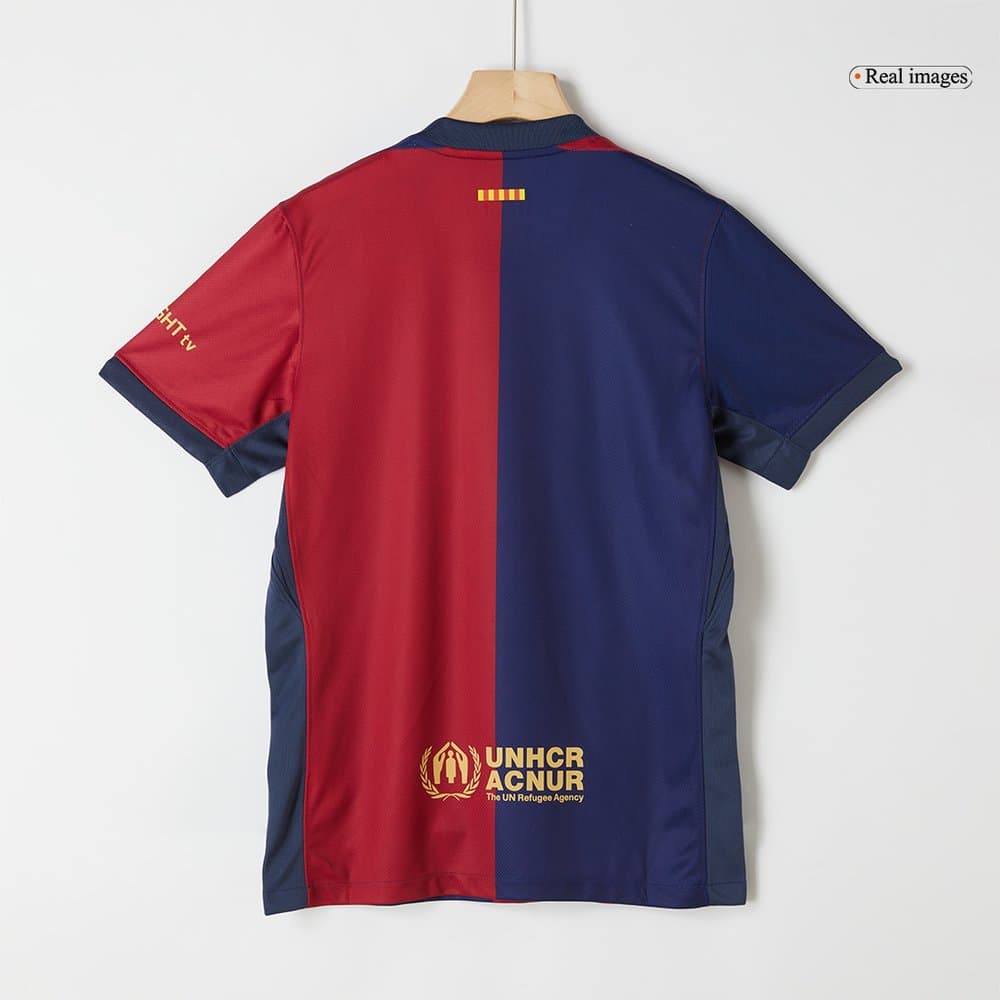 Men's Barcelona Home Replica Soccer Jersey - COLDPLAY 2024/25 Men's Barcelona Home Replica Soccer Jersey - COLDPLAY 2024/25