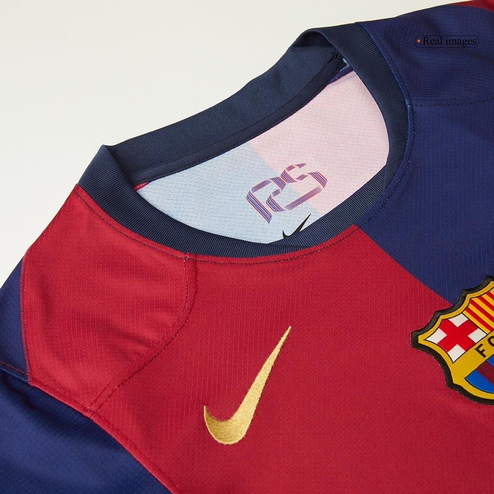 Men's Barcelona Home Replica Soccer Jersey - COLDPLAY 2024/25 Men's Barcelona Home Replica Soccer Jersey - COLDPLAY 2024/25