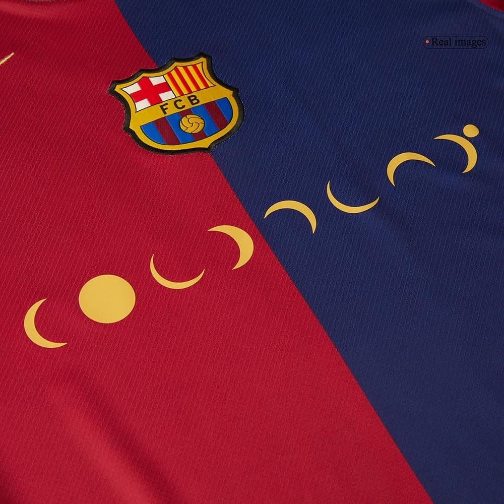 Men's Barcelona Home Replica Soccer Jersey - COLDPLAY 2024/25 Men's Barcelona Home Replica Soccer Jersey - COLDPLAY 2024/25