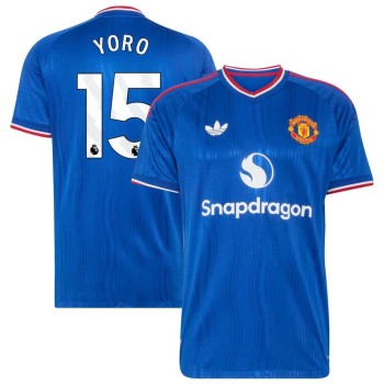 Kid's YORO #15 Manchester United Away Authentic Jersey 2026/27