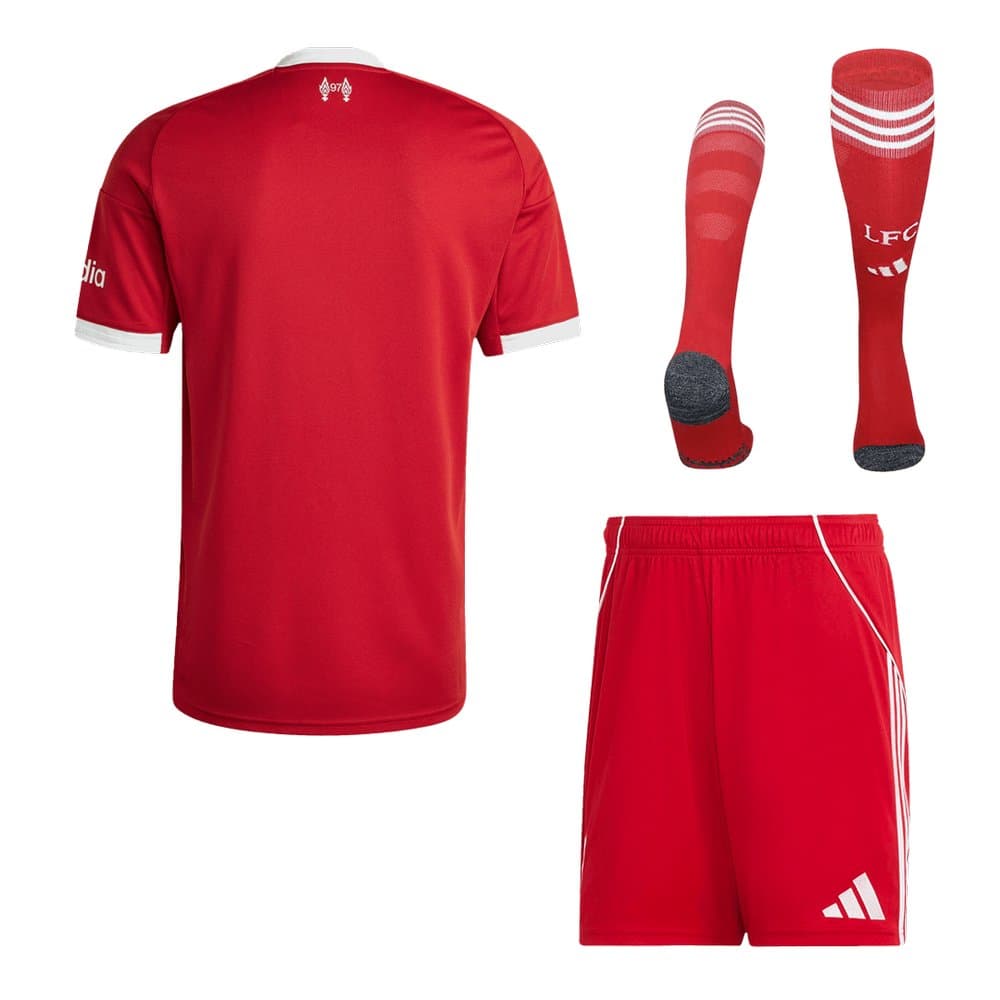 Men's Liverpool Home Jersey Full Kit 2025/26