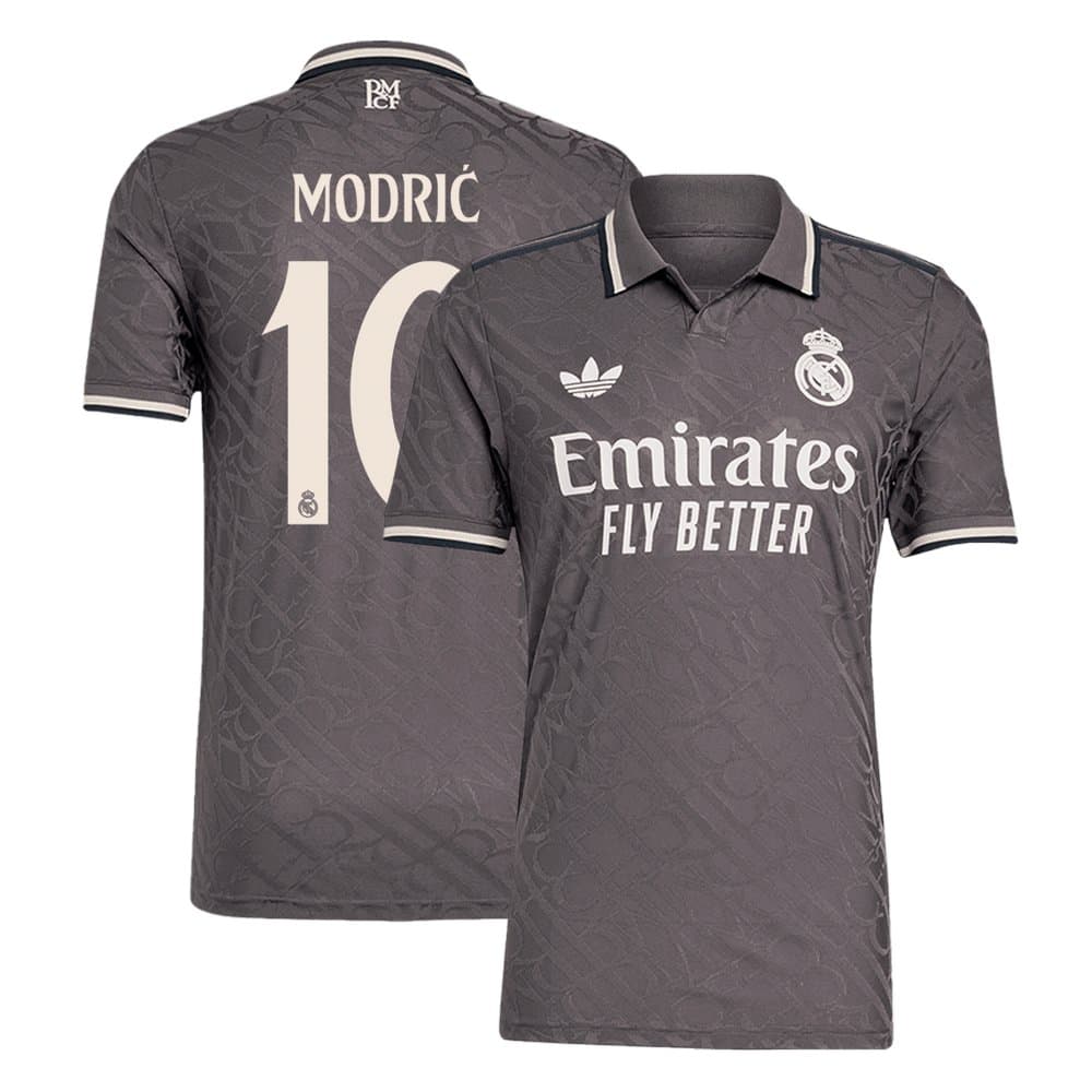 Men's MODRIĆ #10 Real Madrid Third Away Authentic Soccer Jersey 2024/25