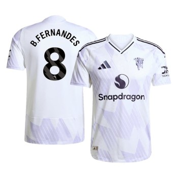 Men's B.FERNANDES #8 Manchester United Away Authentic Soccer Jersey 2025/26