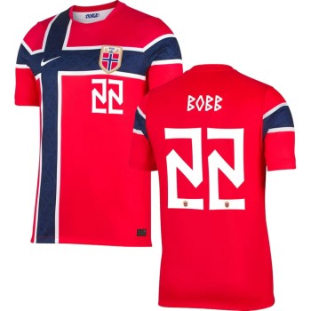Men's BOBB #22 Norway Home Replica Jersey World Cup 2026