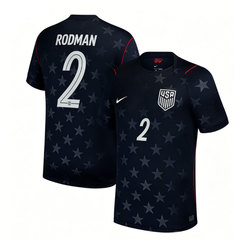 Kid's Trinity Rodman #2 USA Away Stadium Replica Jersey World Cup 2026 Kid's Trinity Rodman #2 USA Away Stadium Replica Jersey World Cup 2026
