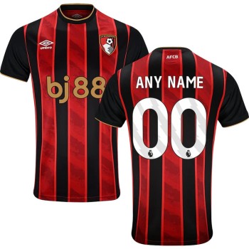 Men's Bournemouth AFC Home Replica Custom Jersey 2025/26