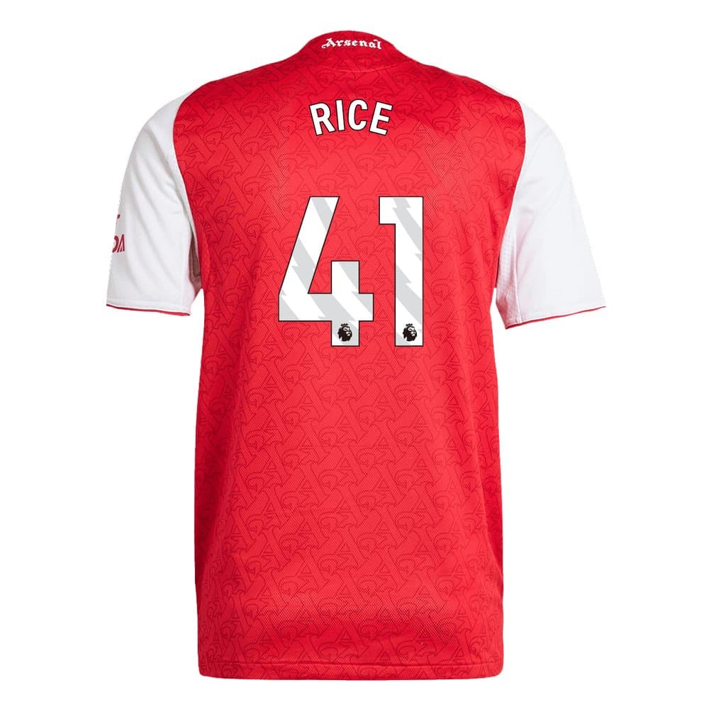 Men's RICE #41 Arsenal Home Authentic Jersey 2025/26 Men's RICE #41 Arsenal Home Authentic Jersey 2025/26
