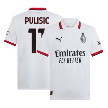 Men's PULISIC #11 AC Milan Away Replica Soccer Jersey 2024/25 Men's PULISIC #11 AC Milan Away Replica Soccer Jersey 2024/25