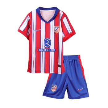 Kid's Atletico Madrid Home Soccer Jersey Kit 2024/25 Kid's Atletico Madrid Home Soccer Jersey Kit 2024/25