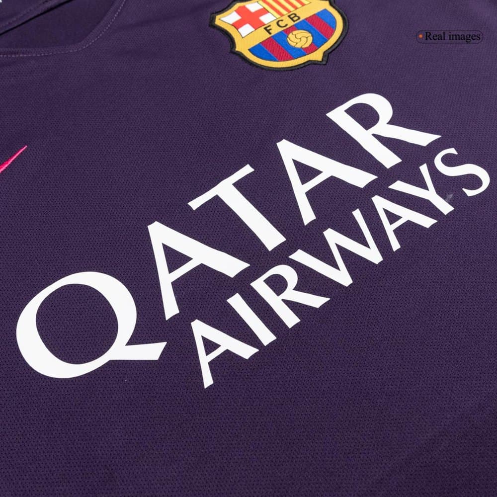 Men's Barcelona Away Retro Soccer Jersey 2016/17