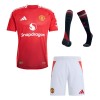Men's Manchester United Home Authentic Jersey Full Kit 2024/25
