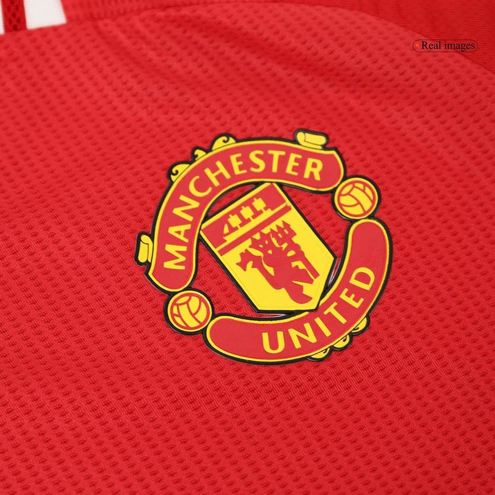 Men's Manchester United Home Authentic Jersey Full Kit 2024/25