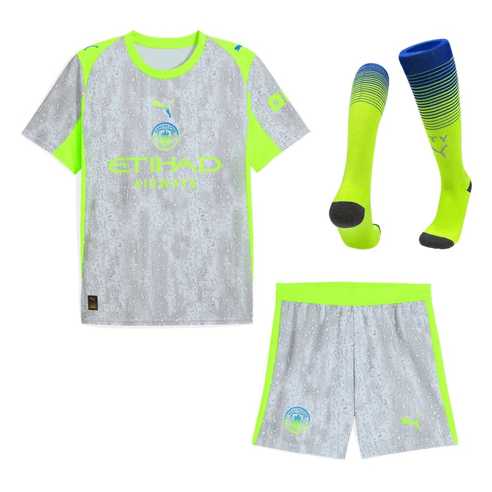 Men's Manchester City Third Away Jersey Full Kit 2025/26